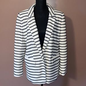 NWT LOFT Striped Blazer Size 14